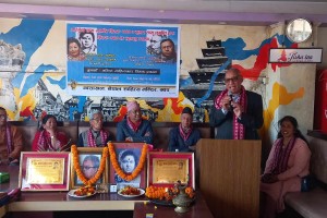 नेपाल साहित्य मन्दिरद्वारा दुई साहित्यकार सम्मानित